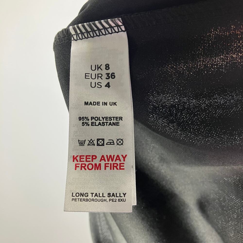 NWT LONG TALL SALLY LTS Tall Black Twist Midi Dress 4 - Picture 6 of 6